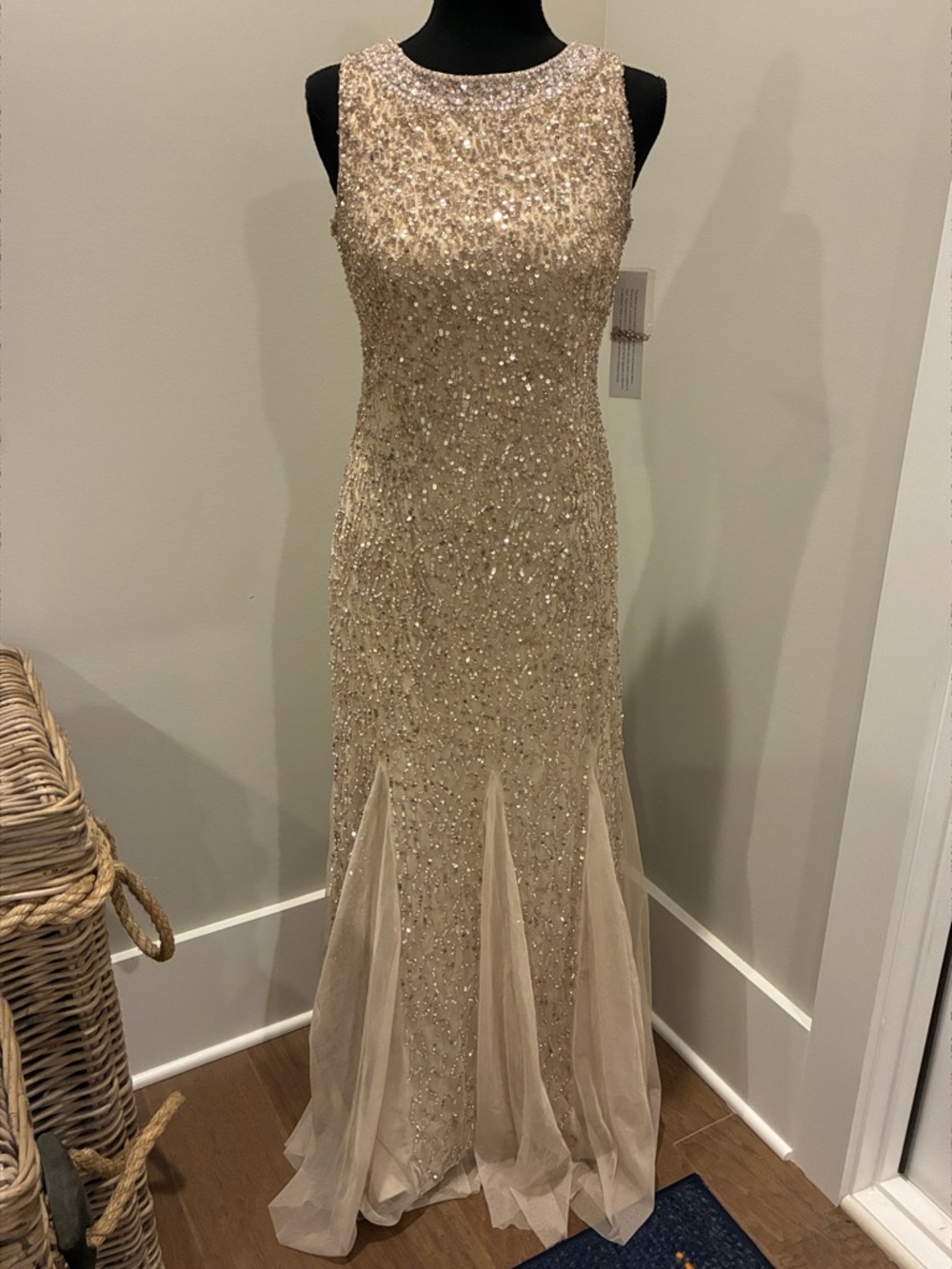 Aidan Mattox Beaded Gown